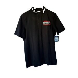 Formula 1 Las Vegas Grand Prix 2024 Polo Shirt Mens XS Black Sporty Car Racing